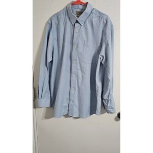 Duluth‎ Trading Co Button-Down Shirt Mens Size Large Burlyweight Chamois Work